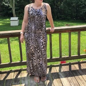 Leopard Print Sheath Dress